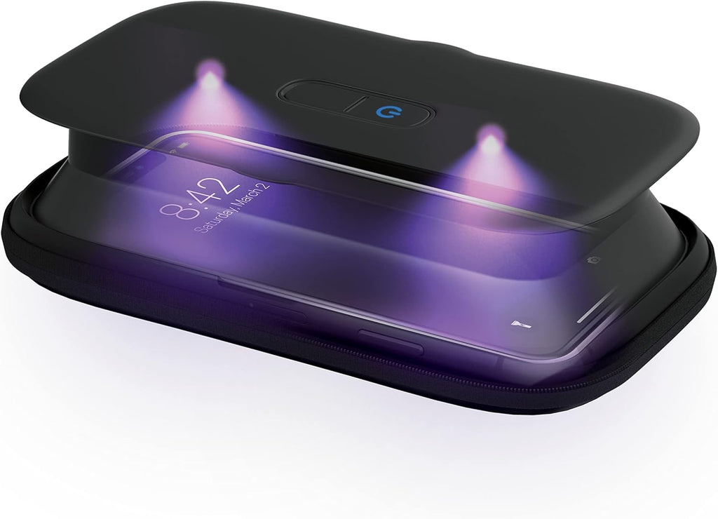 Homedics UV Clean Portable Sanitizer – Rechargeable UV Light Sanitizer and Sterilizer Box