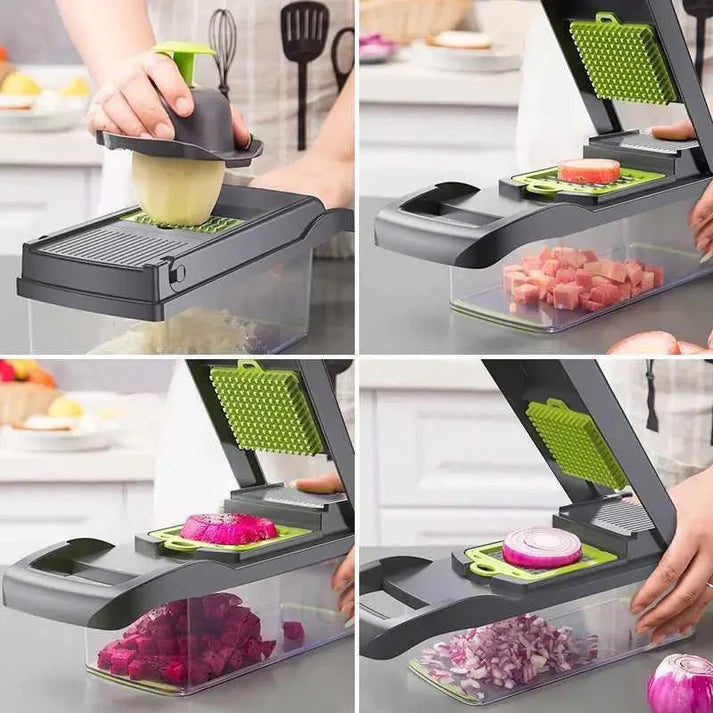 Vegetable Cutter and Slicer with Steel Blade AK.L003