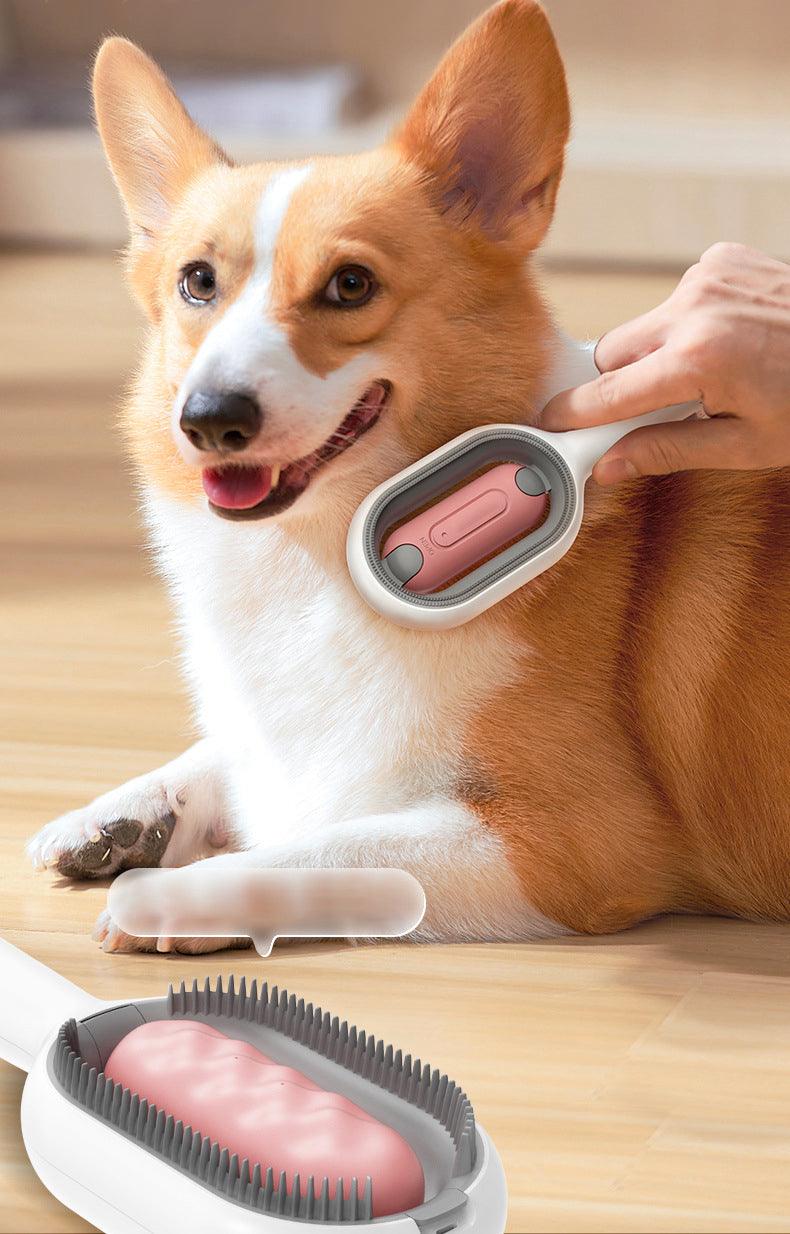 Pet Brush with Wet Wipes - Complete Cleaning