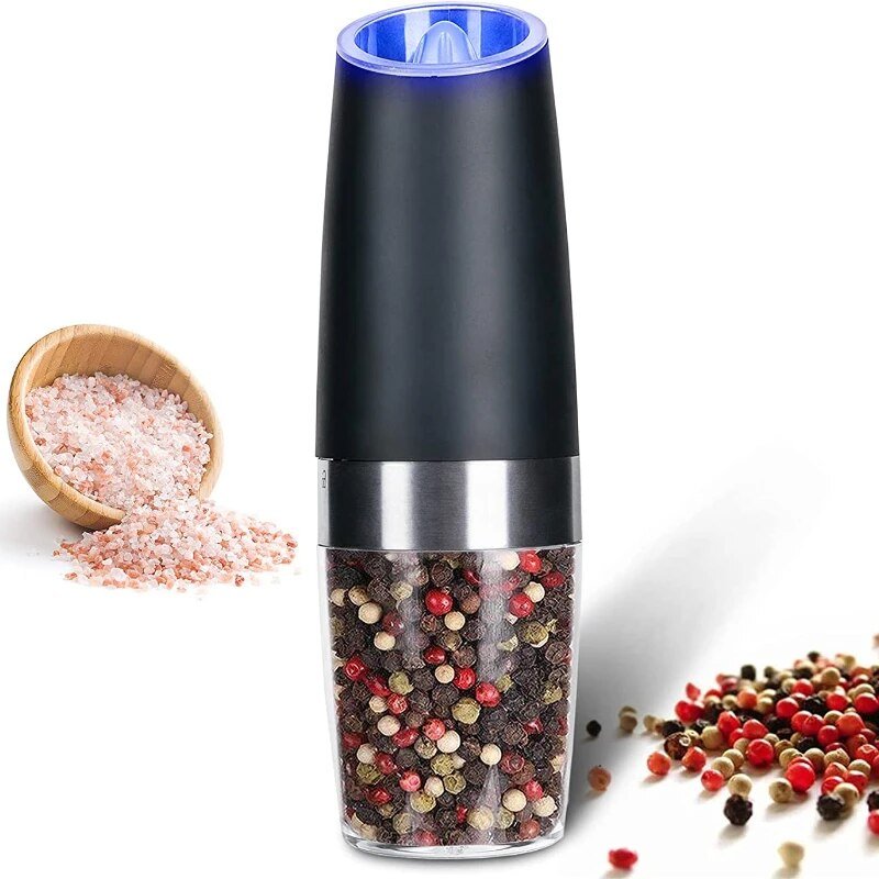 USB Rechargeable Electric Salt and Pepper Grinder with Automatic Dispensing